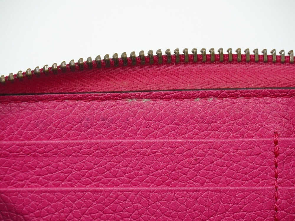 Gucci Vintage Logo Zip Around Leather Long - Picture 12 of 15